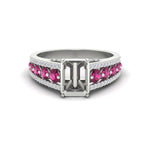 Load image into Gallery viewer, 3-row-semi-mount-pink-sapphire-big-engagement-ring-in-white-gold-fd11538smgsadrpi-nl-wg
