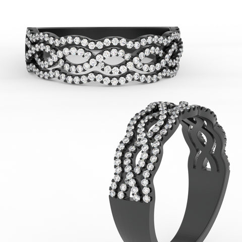 3-row-twisted-infinity-diamond-wedding-band-in-black-gold-FD11425B-NL-BG