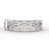 Load image into Gallery viewer, 3-row-twisted-infinity-diamond-wedding-band-in-white-gold-FD11425B-NL-WG
