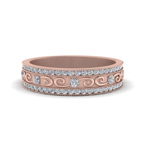 3-row-vine-vintage-diamond-wedding-ring-in-rose-gold-FDB8627-NL-RG