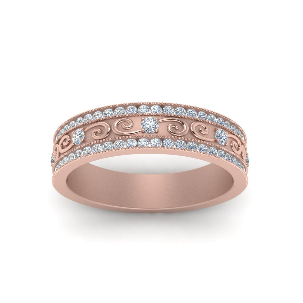 3-row-vine-vintage-diamond-wedding-ring-in-rose-gold-FDB8627-NL-RG