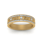 3-row-vine-vintage-diamond-wedding-ring-in-yellow-gold-FDB8627-NL-YG