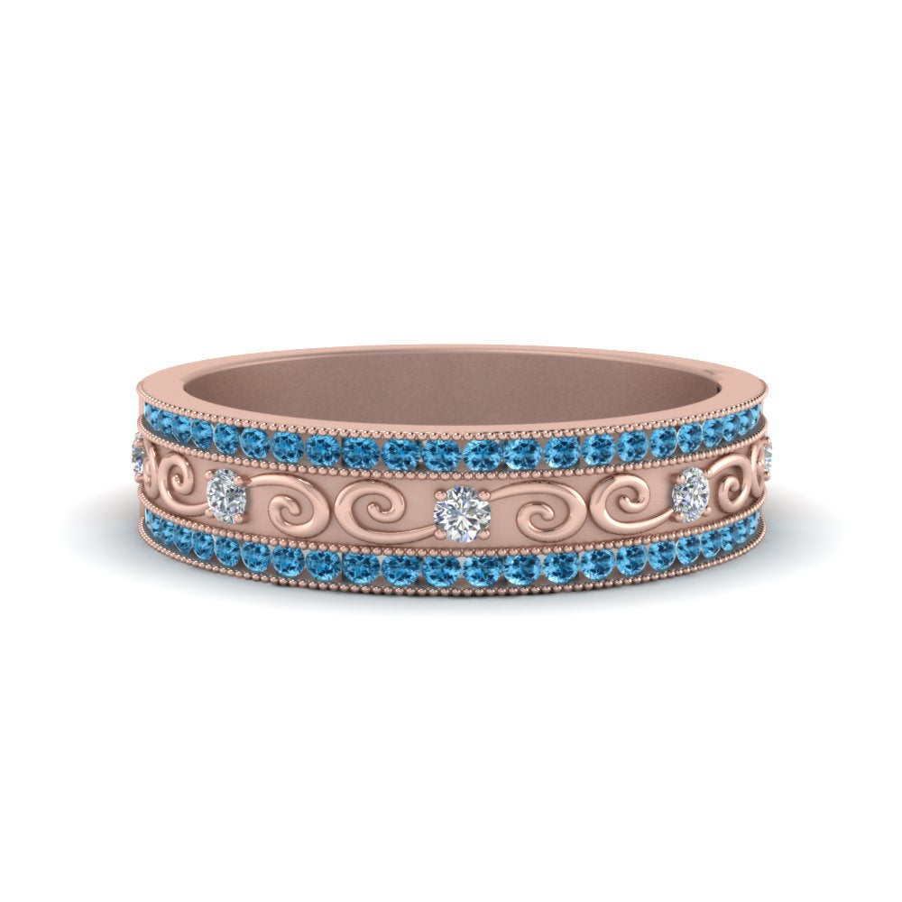 3-row-vine-vintage-diamond-wedding-ring-with-blue-topaz-in-rose-gold-FDB8627GICBLTO-NL-RG