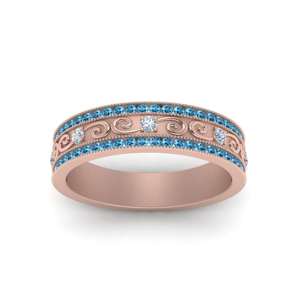 3-row-vine-vintage-diamond-wedding-ring-with-blue-topaz-in-rose-gold-FDB8627GICBLTO-NL-RG