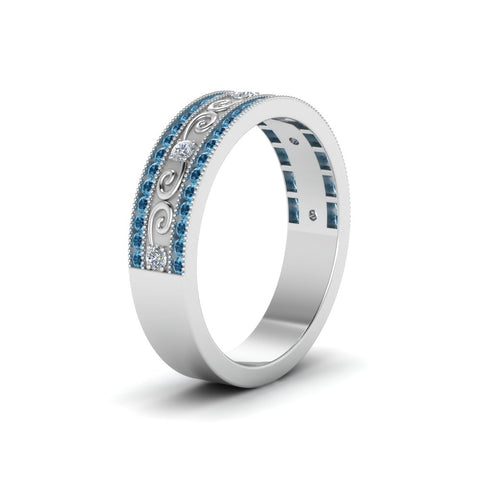 3-row-vine-vintage-diamond-wedding-ring-with-blue-topaz-in-white-gold-FDB8627GICBLTO-NL-WG
