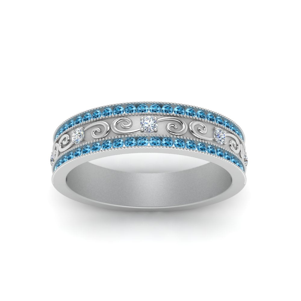 3-row-vine-vintage-diamond-wedding-ring-with-blue-topaz-in-white-gold-FDB8627GICBLTO-NL-WG
