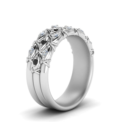 3-row-vintage-band-with-black-diamond-in-white-gold-FD122509BGBLACK-NL-WG