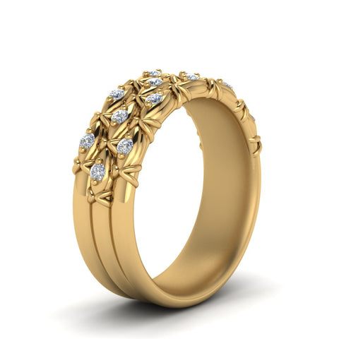3-row-vintage-diamond-band-in-yellow-gold-FD122509B-NL-YG