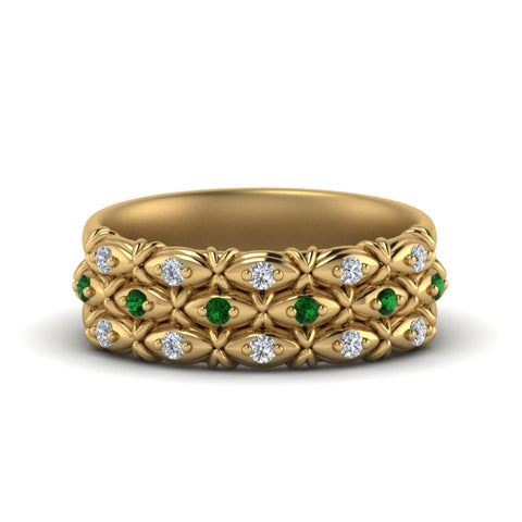 3-row-vintage-diamond-band-with-emerald-in-yellow-gold-FD122509BGEMGR-NL-YG