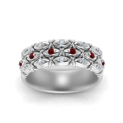3-row-vintage-diamond-band-with-ruby-in-white-gold-FD122509BGRUDR-NL-WG