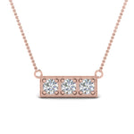 Load image into Gallery viewer, 3-stone-bar-necklace-in-FDPD86612-NL-RG
