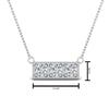 Load image into Gallery viewer, 3-stone-bar-necklace-in-FDPD86612-NL-WG