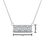 Load image into Gallery viewer, 3-stone-bar-necklace-in-FDPD86612-NL-WG
