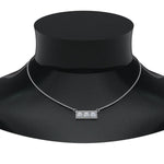 Load image into Gallery viewer, 3-stone-bar-necklace-in-FDPD86612-NL-WG
