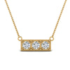 Load image into Gallery viewer, 3-stone-bar-necklace-in-FDPD86612-NL-YG