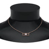 Load image into Gallery viewer, 3-stone-bar-necklace-with-black-diamond-in-FDPD86612GBLACK-NL-RG