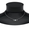 Load image into Gallery viewer, 3-stone-bar-necklace-with-black-diamond-in-FDPD86612GBLACK-NL-WG