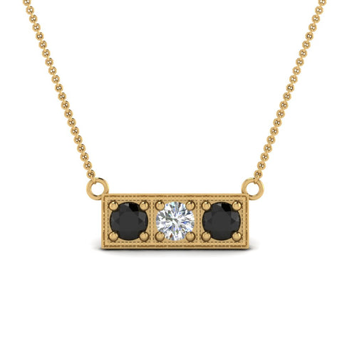 3-stone-bar-necklace-with-black-diamond-in-FDPD86612GBLACK-NL-YG