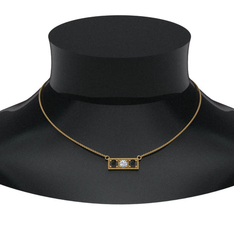 3-stone-bar-necklace-with-black-diamond-in-FDPD86612GBLACK-NL-YG
