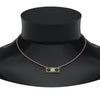 Load image into Gallery viewer, 3-stone-bar-necklace-with-emerald-in-FDPD86612GEMGR-NL-RG