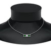 Load image into Gallery viewer, 3-stone-bar-necklace-with-emerald-in-FDPD86612GEMGR-NL-WG