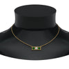 Load image into Gallery viewer, 3-stone-bar-necklace-with-emerald-in-FDPD86612GEMGR-NL-YG