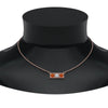 Load image into Gallery viewer, 3-stone-bar-necklace-with-orange-sapphire-in-FDPD86612GSAOR-NL-RG