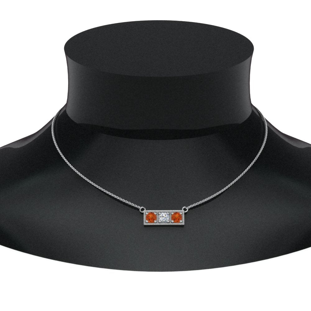 3-stone-bar-necklace-with-orange-sapphire-in-FDPD86612GSAOR-NL-WG