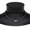 Load image into Gallery viewer, 3-stone-bar-necklace-with-ruby-in-FDPD86612GRUDR-NL-WG