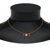 Load image into Gallery viewer, 3-stone-bar-necklace-with-ruby-in-FDPD86612GRUDR-NL-YG