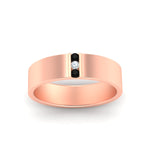 Load image into Gallery viewer, 3-stone-black-diamond-wedding-anniversary-band-for-men-in-rose-gold-fdm8111bgblackangle5-nl-rg.jpg
