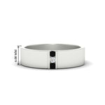 Load image into Gallery viewer, 3-stone-black-diamond-wedding-anniversary-band-for-men-in-white-gold-fdm8111bgblack-nl-wg-hw.jpg
