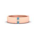 Thumbnail 31 - 3-stone-blue-topaz-wedding-anniversary-band-for-men-in-rose-gold-fdm8111bgicblto-nl-rg.jpg