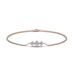 Load image into Gallery viewer, 3-stone-bracelet-for-mothers-in-FD-BRC8693MD-NL-RG
