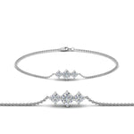 Load image into Gallery viewer, 3-stone-bracelet-for-mothers-in-FDBRC8693MD-NL-WG
