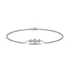 Load image into Gallery viewer, 3-stone-bracelet-for-mothers-in-white-gold-FDBRC8693MDANGLE2-NL-WG