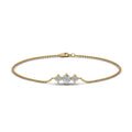 Thumbnail 14 - 3-stone-bracelet-for-mothers-in-yellow-gold-FD-BRC8693MDANGLE2-NL-YG