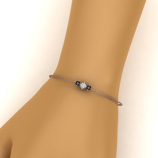 3-stone-bracelet-for-mothers-with-black-diamond-in-rose-gold-FDBRC8693GBLACKMDHAND-NL-RG