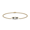 Thumbnail 75 - 3-stone-bracelet-for-mothers-with-black-diamond-in-yellow-gold-FDBRC8693GBLACKMDANGLE2-NL-YG