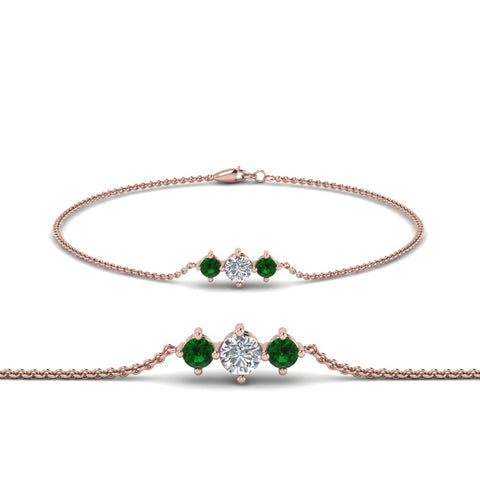3-stone-bracelet-for-mothers-with-emerald-in-rose-gold-FDBRC8693GEMGRMD-NL-RG