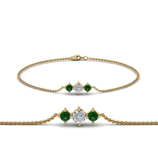 3-stone-bracelet-for-mothers-with-emerald-in-yellow-gold-FDBRC8693GEMGRMD-NL-YG