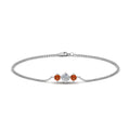 Thumbnail 47 - 3-stone-bracelet-for-mothers-with-orange-sapphire-in-white-gold-FDBRC8693GSAORMDANGLE2-NL-WG