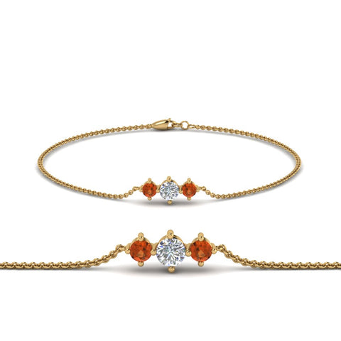 3-stone-bracelet-for-mothers-with-orange-sapphire-in-yellow-gold-FDBRC8693GSAORMD-NL-YG