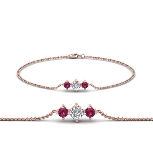 3-stone-bracelet-for-mothers-with-pink-sapphire-in-rose-gold-FDBRC8693GSADRPIMD-NL-RG