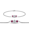 Thumbnail 37 - 3-stone-bracelet-for-mothers-with-pink-sapphire-in-white-gold-FDBRC8693GSADRPIMD-NL-WG
