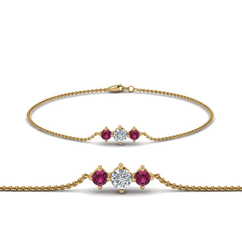 3-stone-bracelet-for-mothers-with-pink-sapphire-in-yellow-gold-FDBRC8693GSADRPIMD-NL-YG