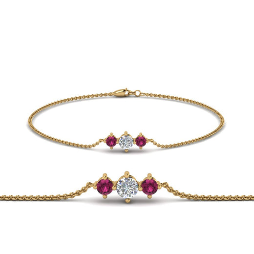 3-stone-bracelet-for-mothers-with-pink-sapphire-in-yellow-gold-FDBRC8693GSADRPIMD-NL-YG