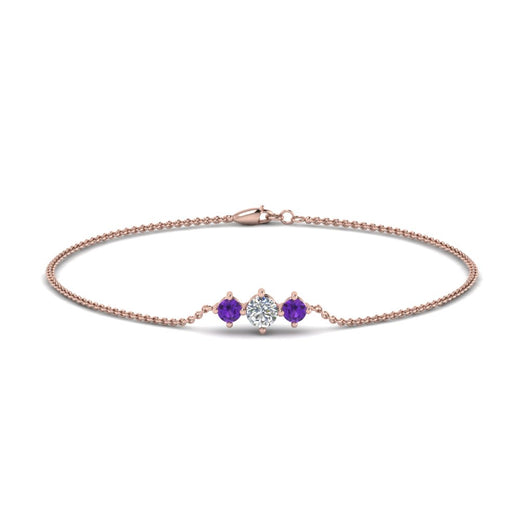 3-stone-bracelet-for-mothers-with-purple-topaz-in-rose-gold-FDBRC8693GVITOMDANGLE2-NL-RG