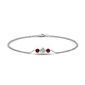 Thumbnail 63 - 3-stone-bracelet-for-mothers-with-ruby-in-white-gold-FDBRC8693GRUDRMDANGLE2-NL-WG
