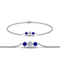 Thumbnail 28 - 3-stone-bracelet-for-mothers-with-sapphire-in-white-gold-FDBRC8693GSABLMD-NL-WG